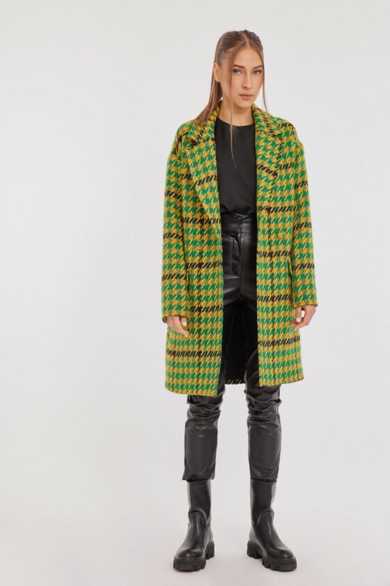 PLAID COAT