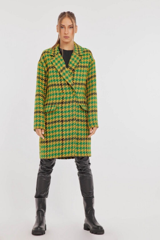 PLAID COAT