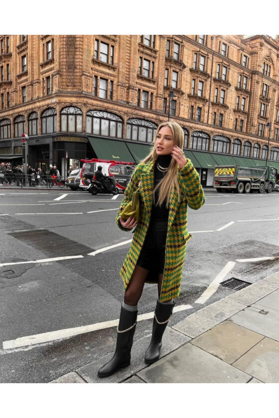 PLAID COAT